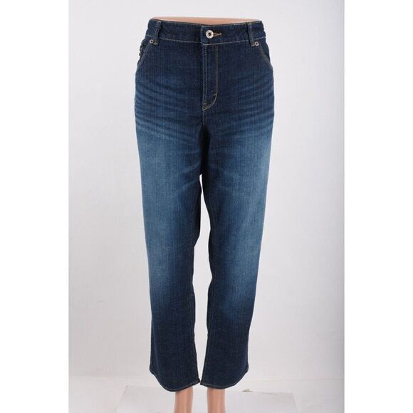 Levi's Girls Jeans Size 18.5 Plus Blue Slim Straight adjustable waist NWT - Picture 1 of 7